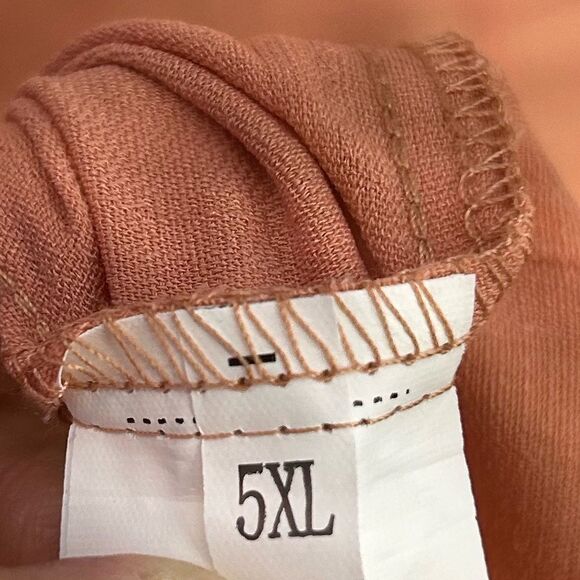 5 for $25🔥Pink Sleeveless Button Front Shortall Coverall Jumpsuit 5XL - Picture 3 of 5